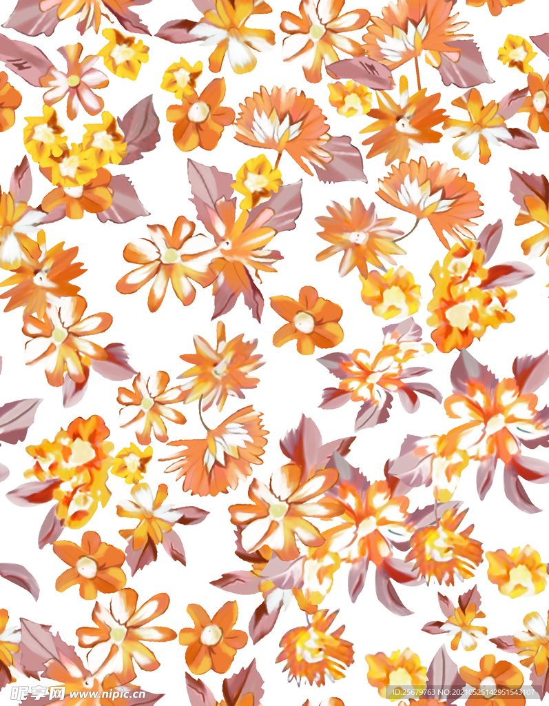 手绘花