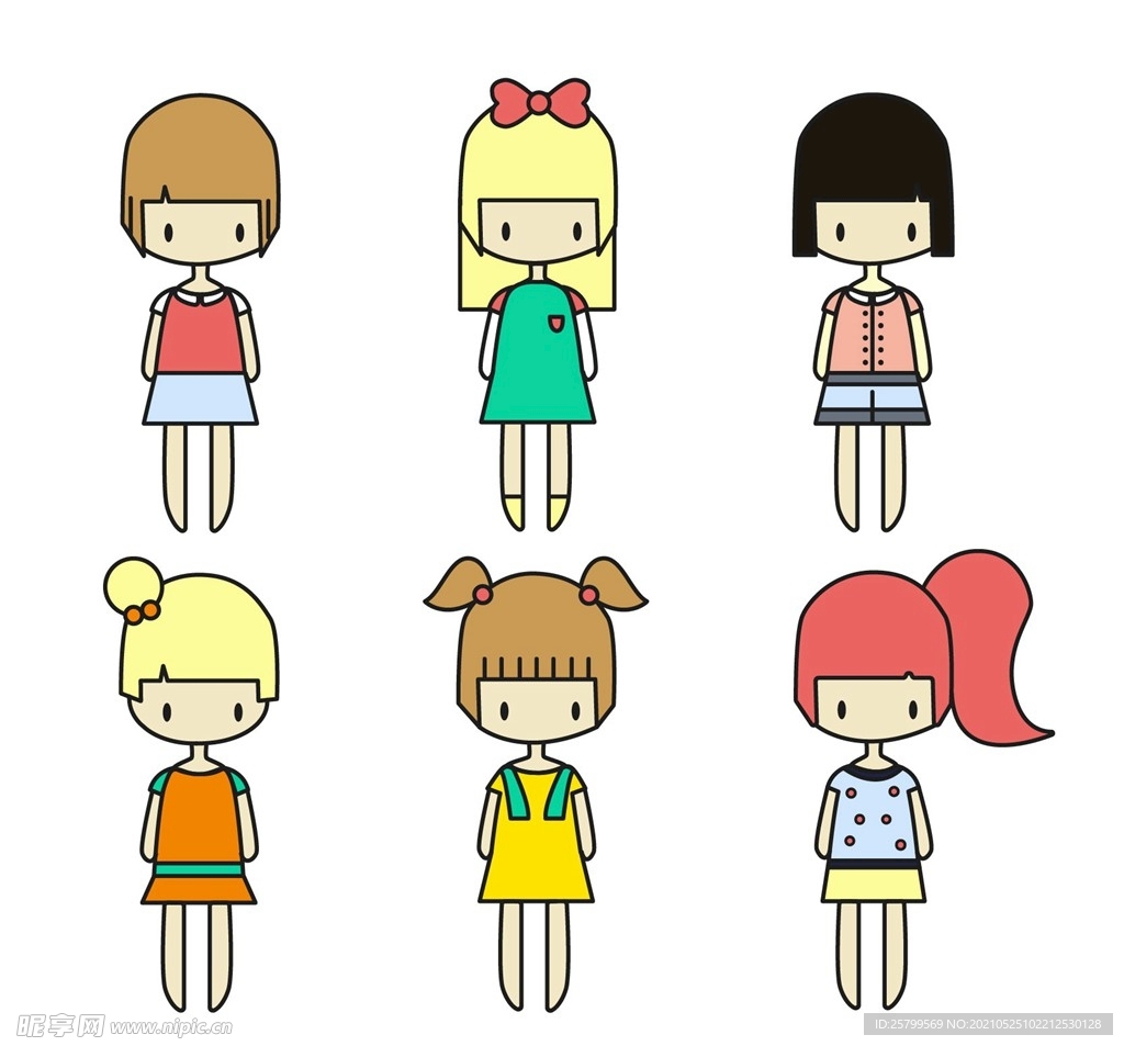 各种可爱女孩