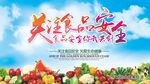 关注食品安全海报公益展板海报