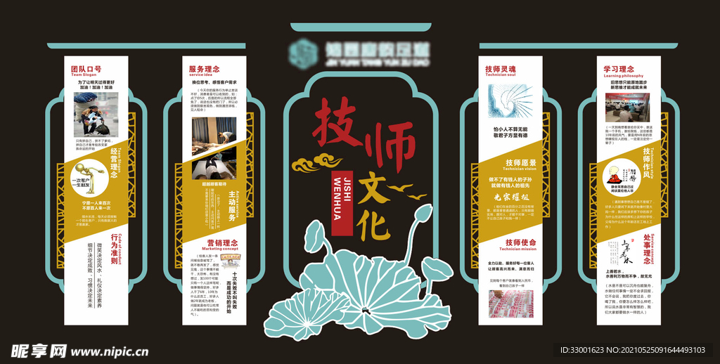 技师文化墙