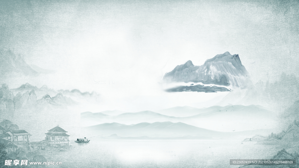 中国风水墨画