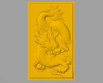 CAD浮雕装饰画立体模型