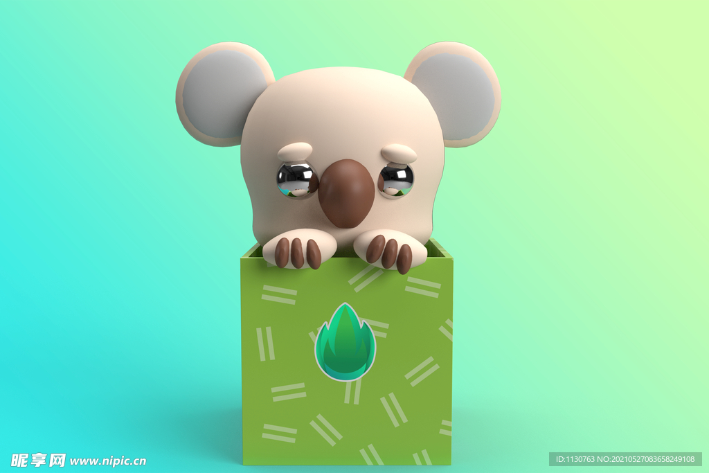 3D 卡通 考拉