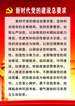 新时代党的建设总要求