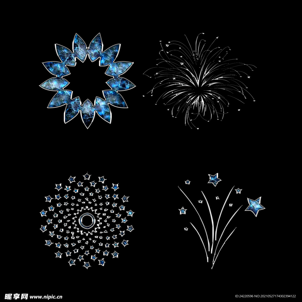 蓝宝石花