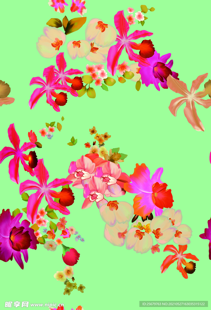 手绘花