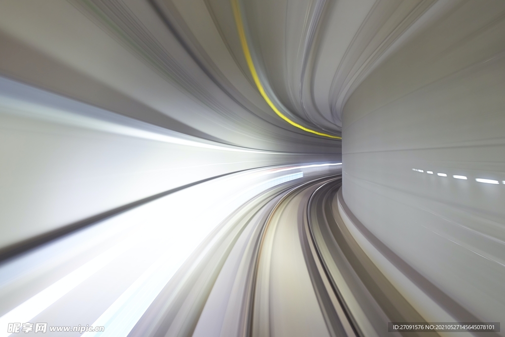 白色时空隧道高端精美抽象背景