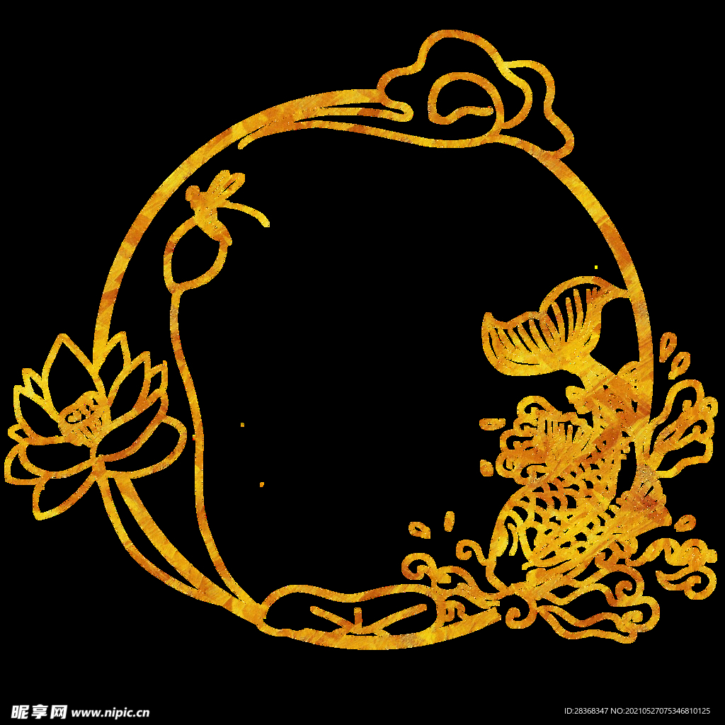 国潮边框 