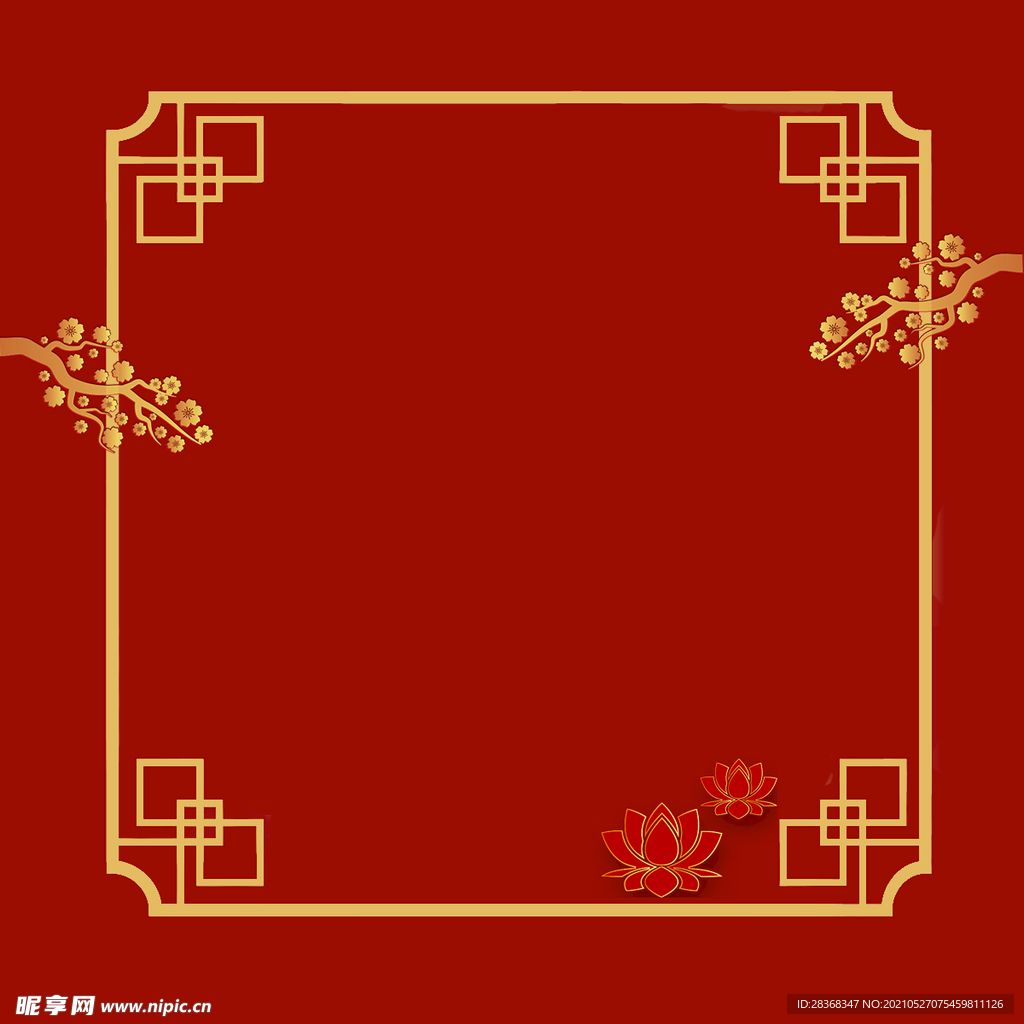 国潮边框 