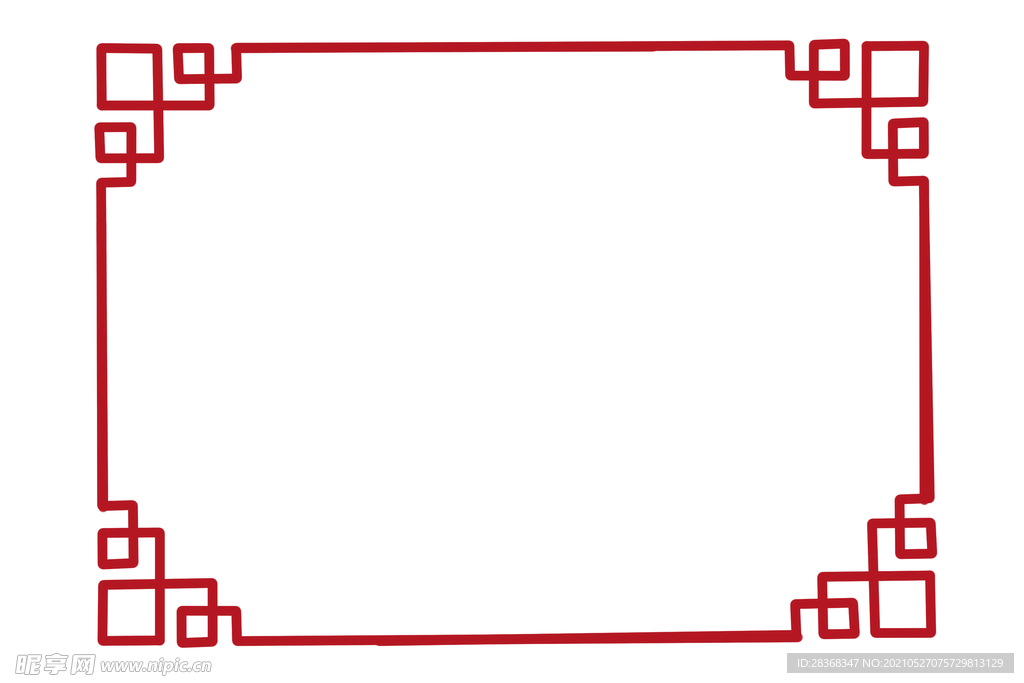 国潮边框