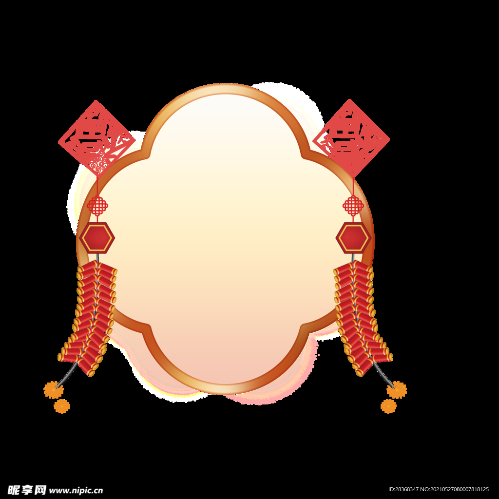 国潮边框