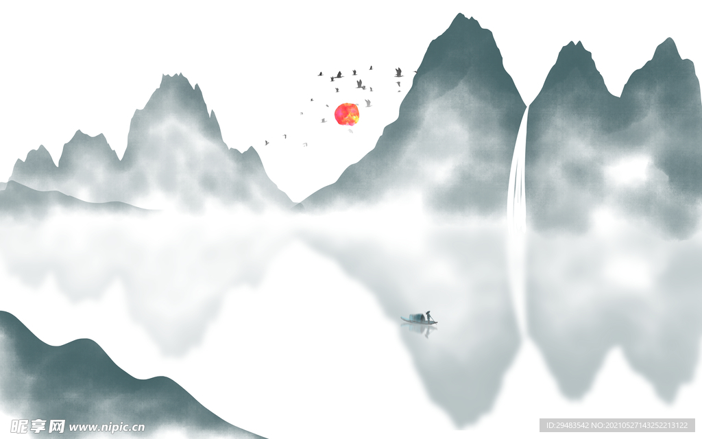 山水画 