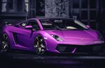 高清紫色跑车