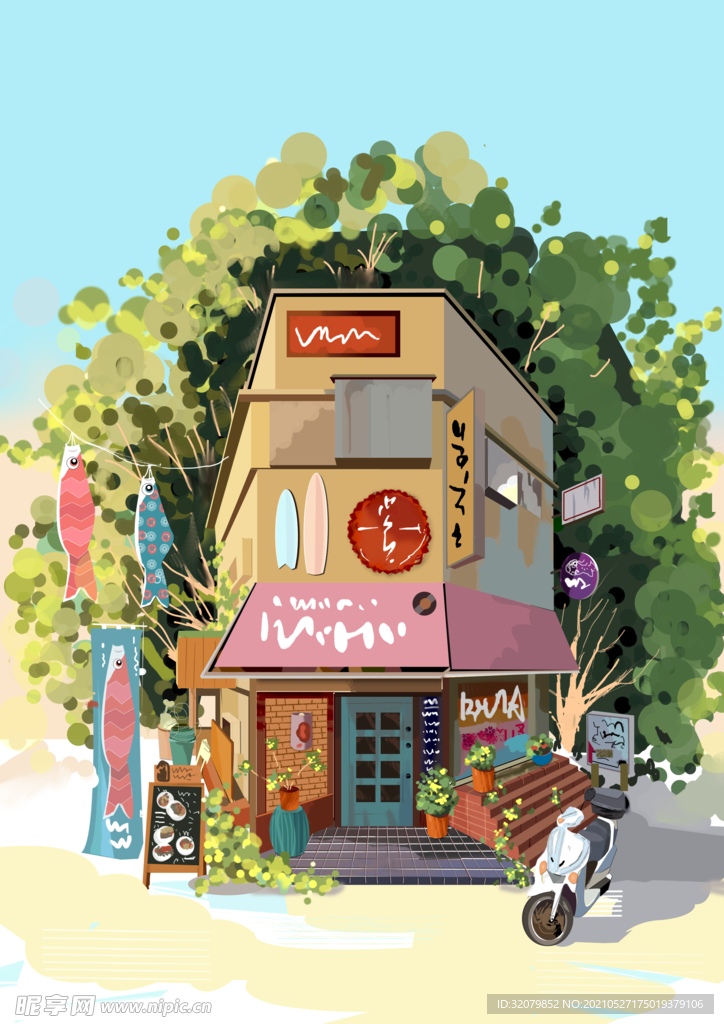 板绘场景