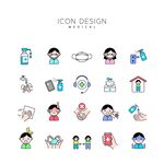 卡通医疗icon图标