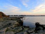 海滨夕阳风景