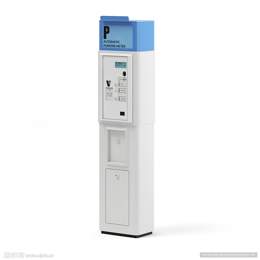 C4D模型停车收费表