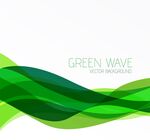 抽象背景绿色波浪