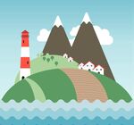 山地海景