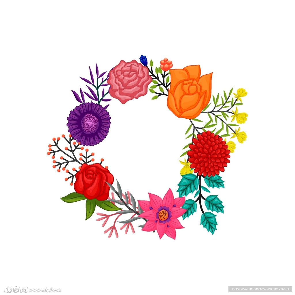 花朵边框