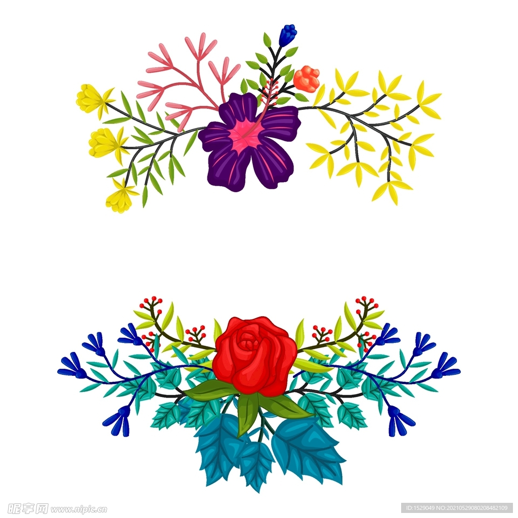 花朵边框