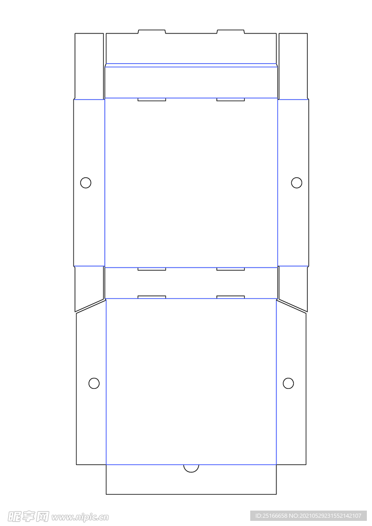 普通纸箱盒蛋糕盒刀模CAD版