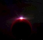 空间背景闪亮火星
