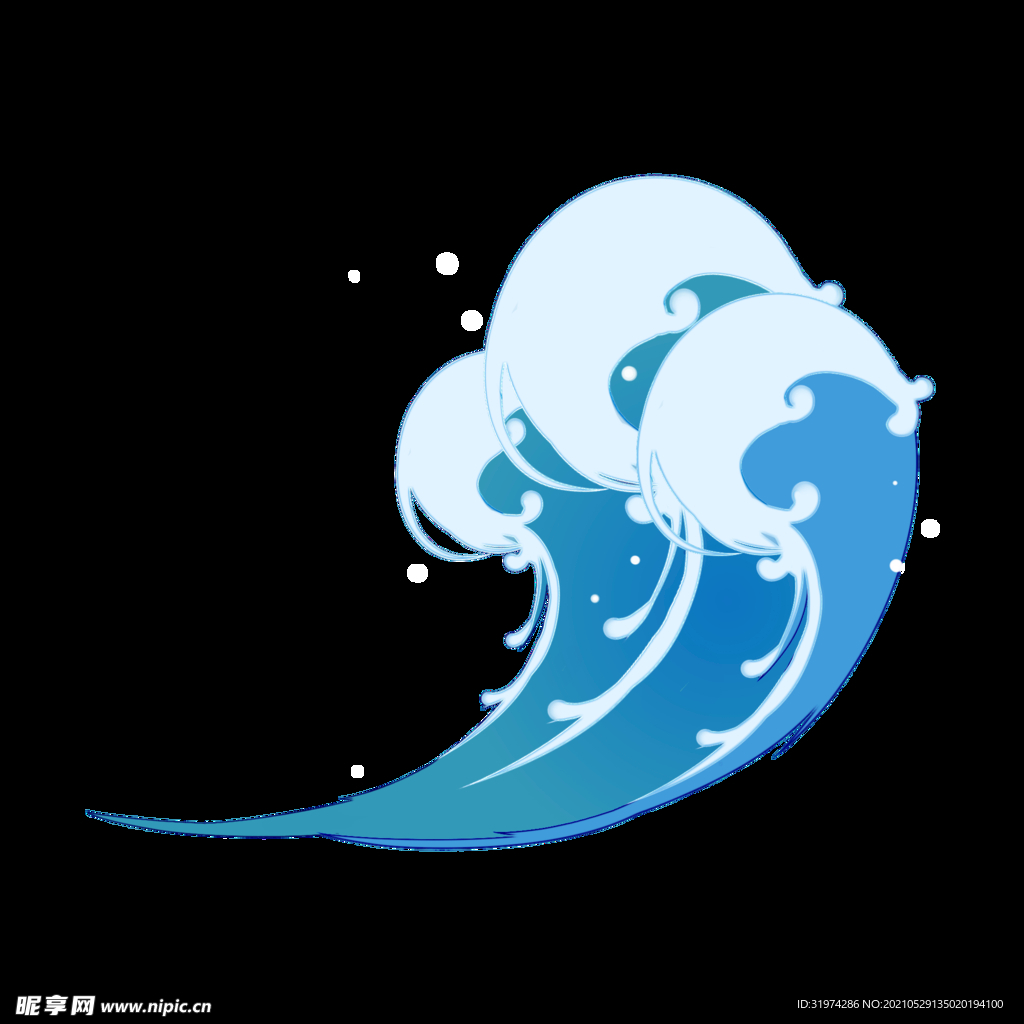 海浪  激流  海水  