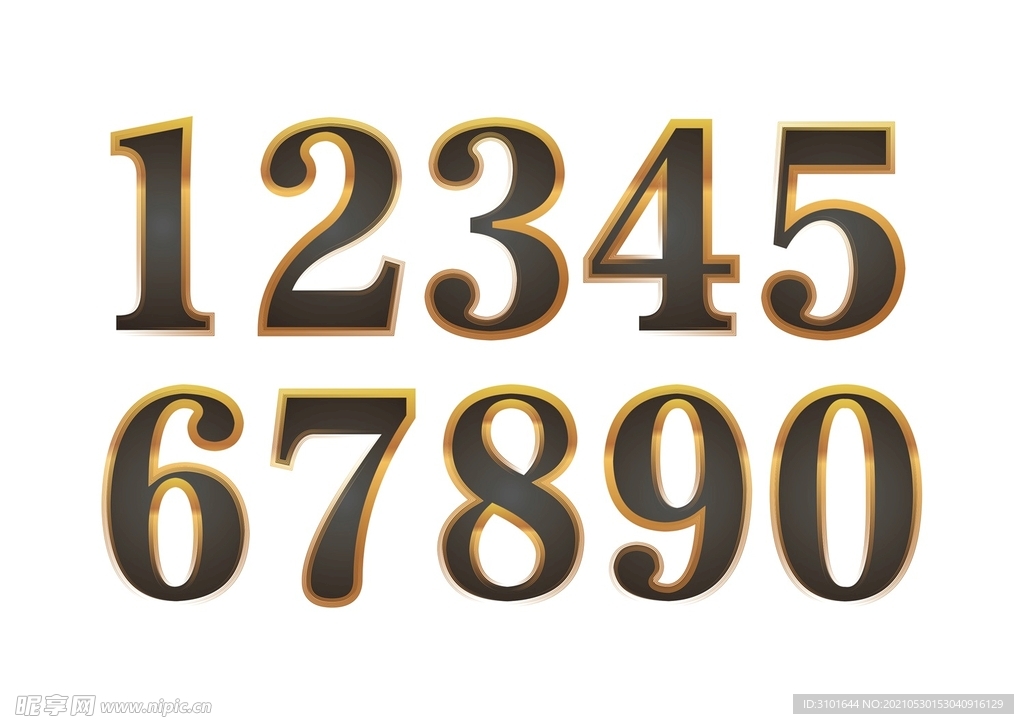 金丝边数字设计