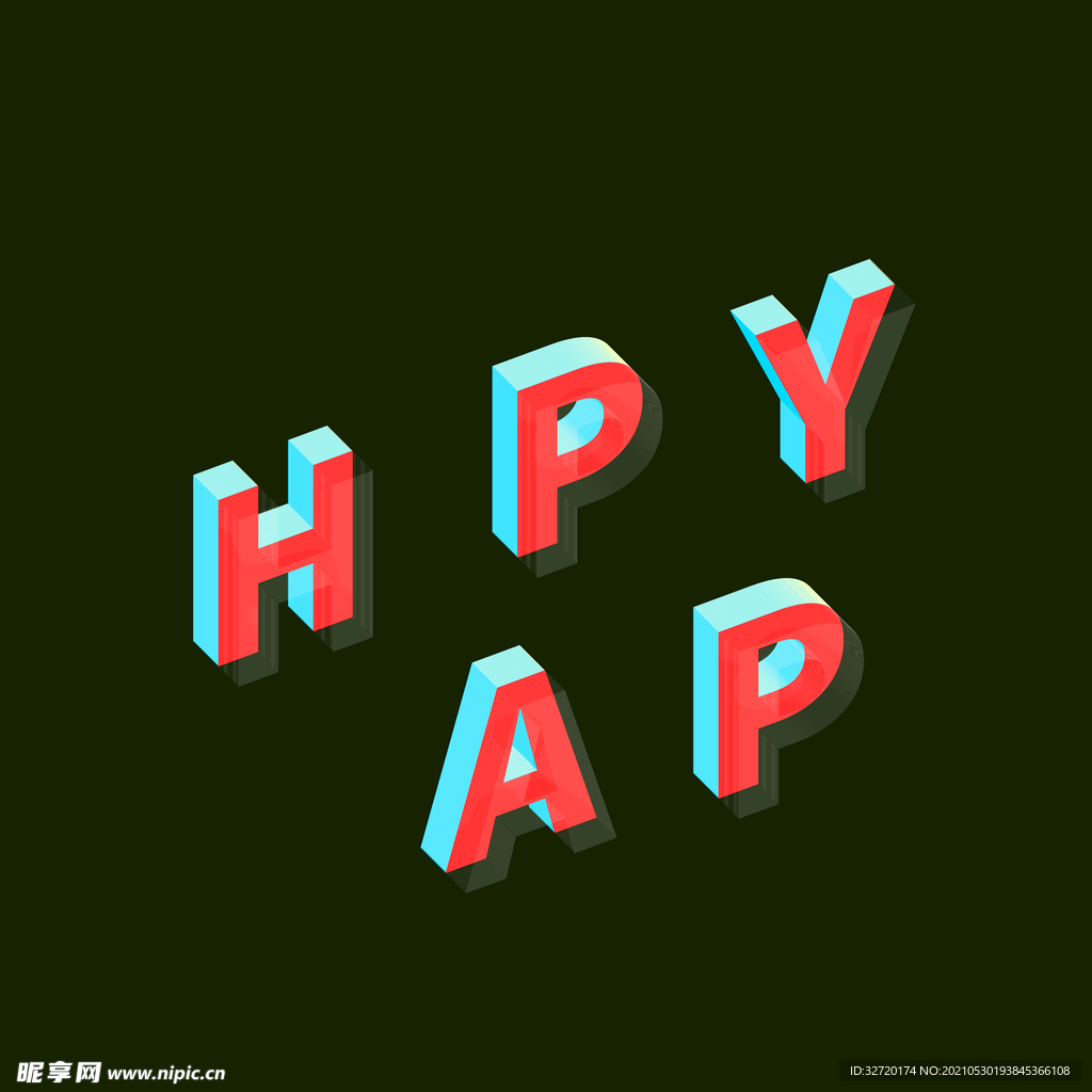 HAPPY字效