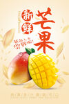 美食新鲜芒果海报