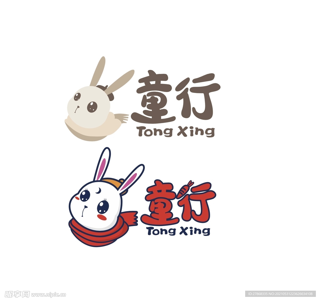 可爱卡通兔子素材