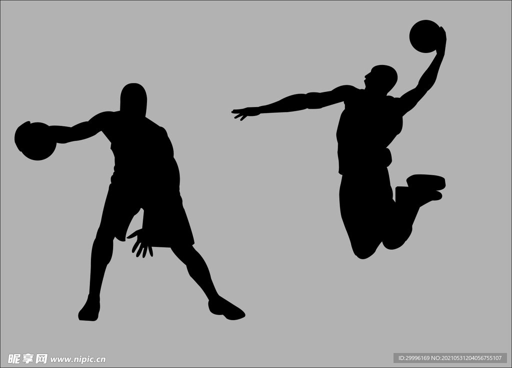 篮球运动剪影