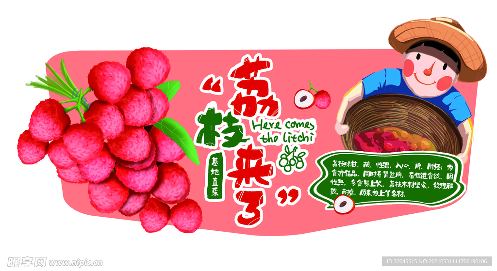 荔枝展板