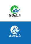 鱼庄标识设计