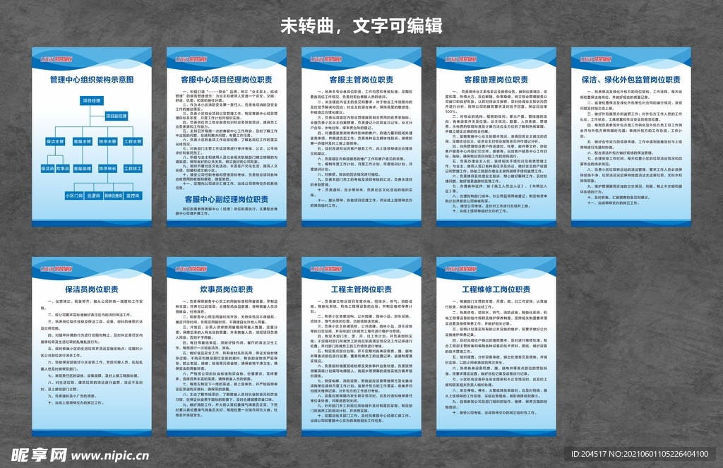 物业公司制度 物业公司岗位职责