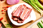 盘子里的美食牛排