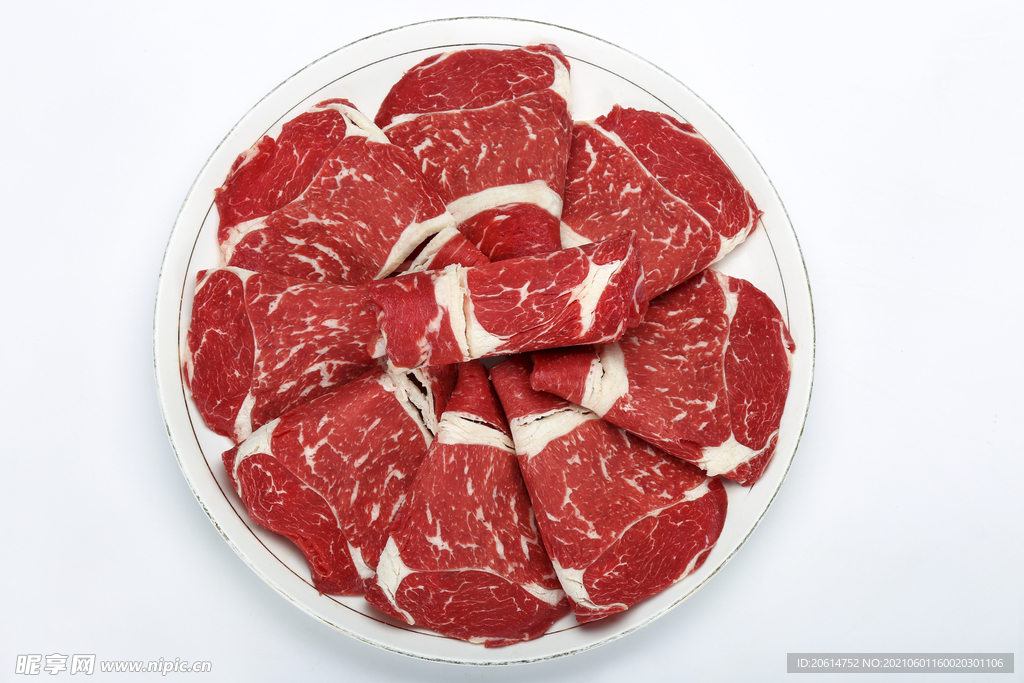 新鲜的美食牛肉