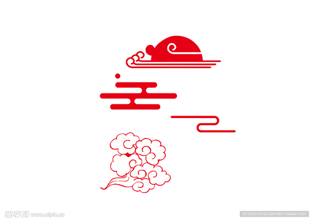 祥云  底纹