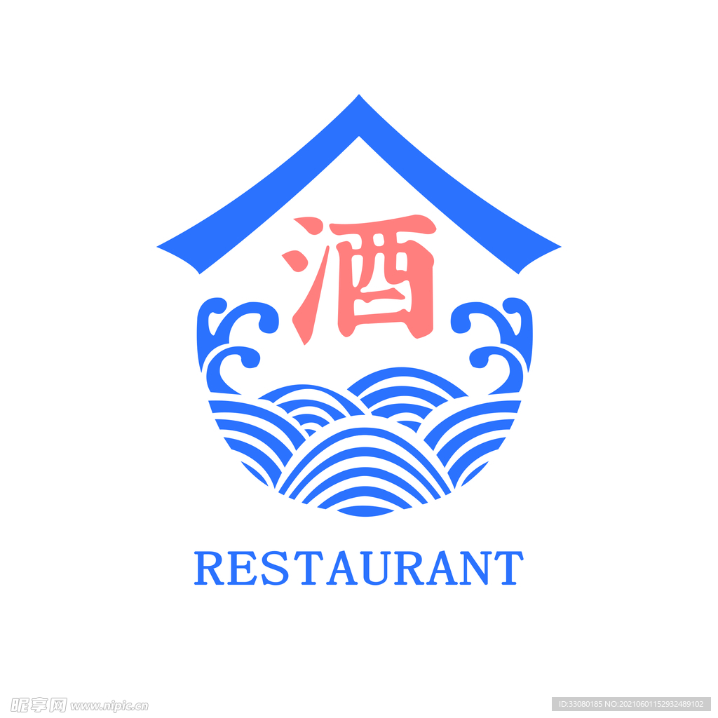 国风logo 标志 餐饮 分层