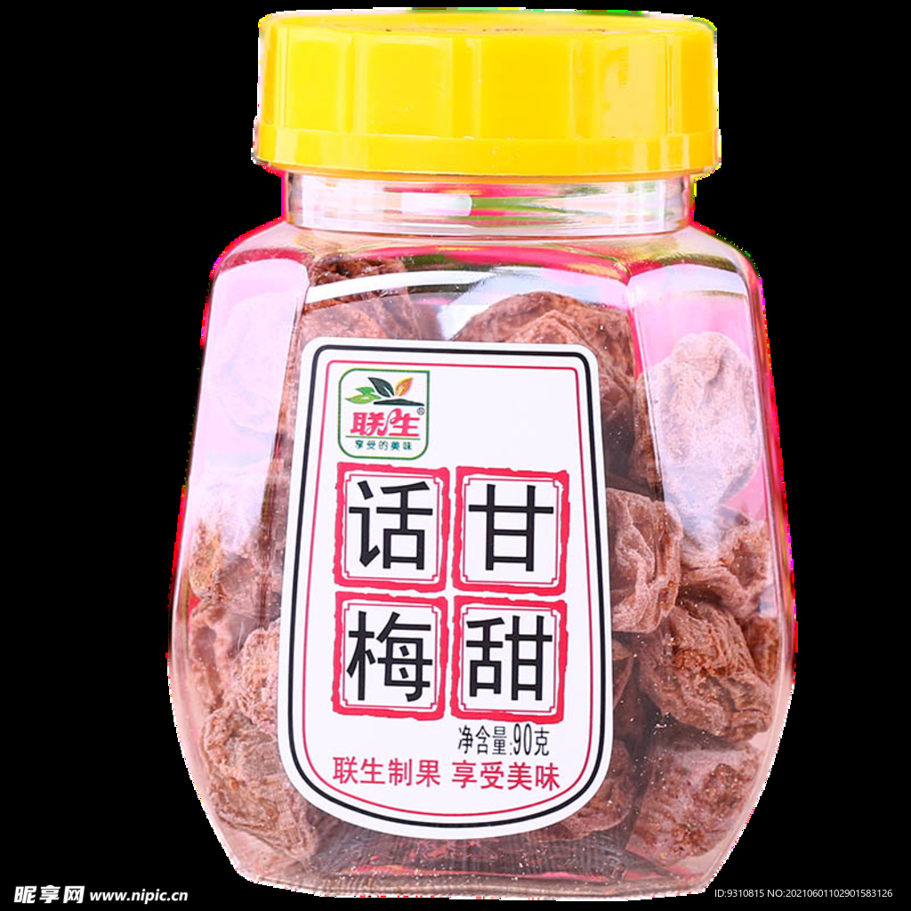 联生甘甜话梅90g