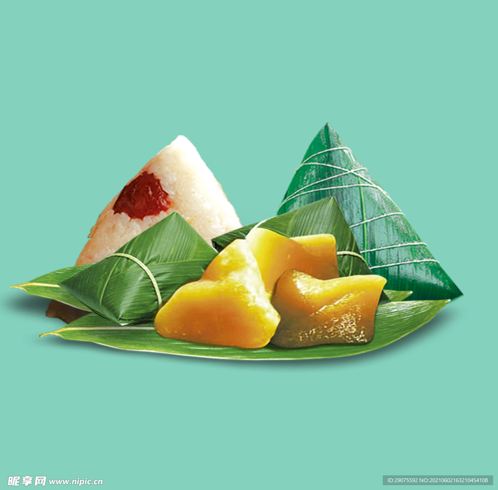 手绘粽子