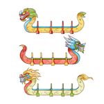 端午龙舟矢量 