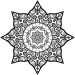 蒙古元素图腾花纹