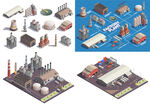工厂厂房与设备模型