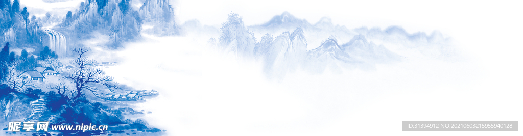蓝色背景