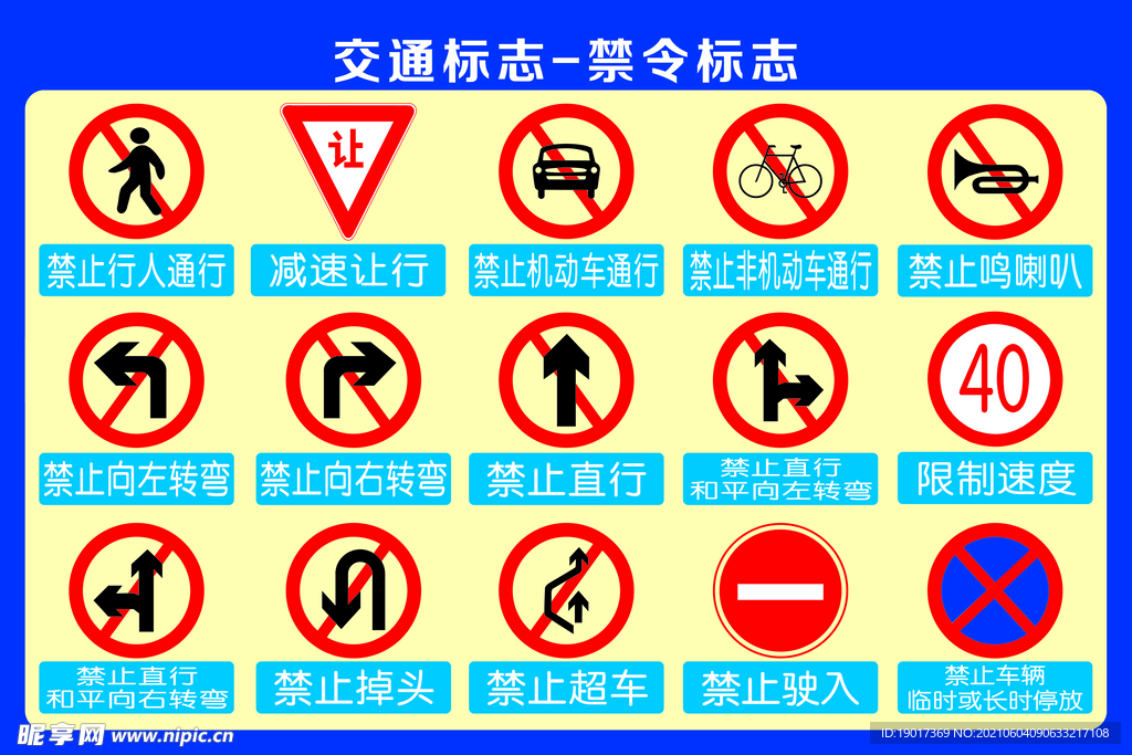 禁令标志