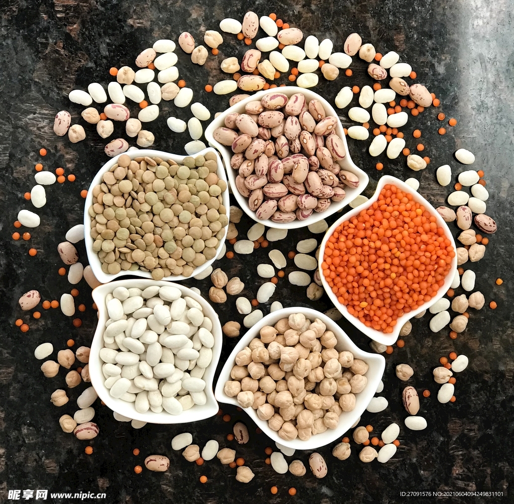 精美粮食摄影图片豆类
