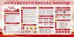 2021安全生产月展板