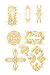 金色花纹